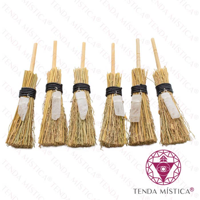 Vassourinha Bruxa Pack 6 Quartz Crystal for wholesale by Tenda Mística