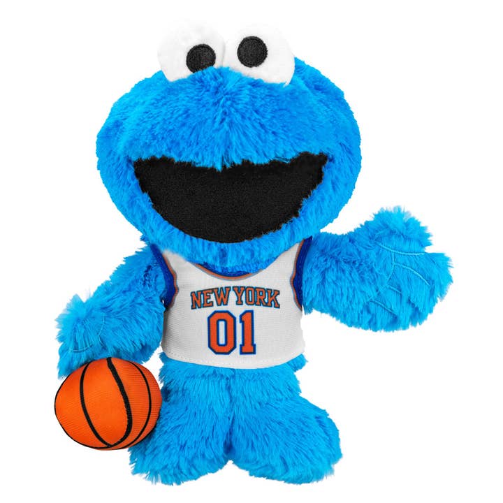 Uncanny Brands - Wholesale Stuffed/Plush Toy - Kids & Baby - Bleacher Creatures NY Knicks SS Cookie Monster 8" Plush