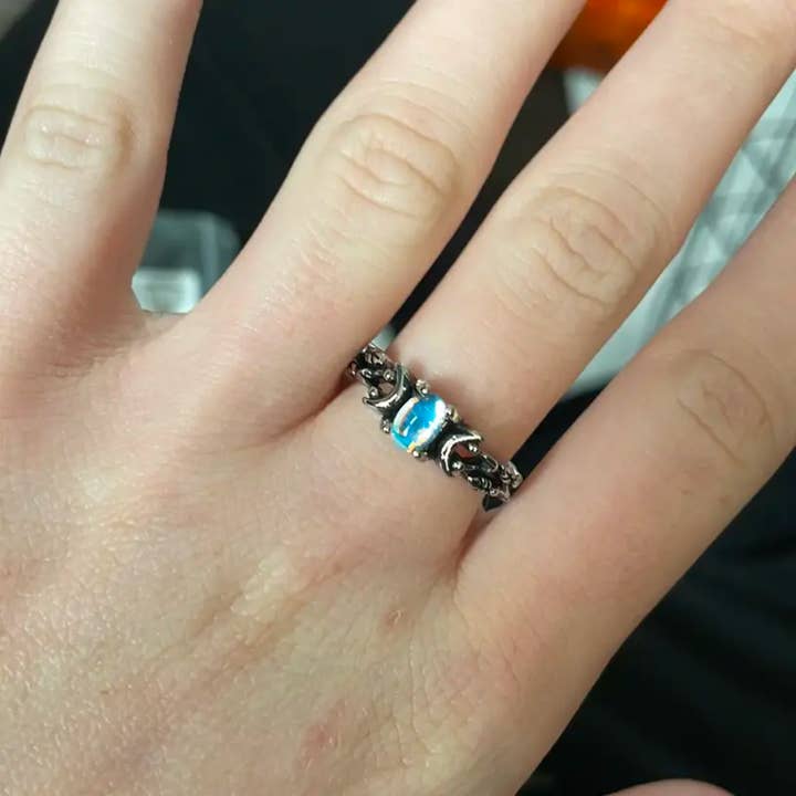 Ashlen - Wholesale Cocktail/Statement Ring - VINTAGE MOONSTONE RING2