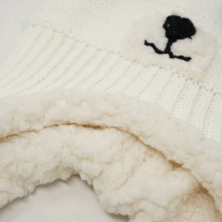 Olive & Pique - Wholesale Beanie – Kids - PEBBLES Youth Kids White Teddy Bear Ear Warmer Beanie2
