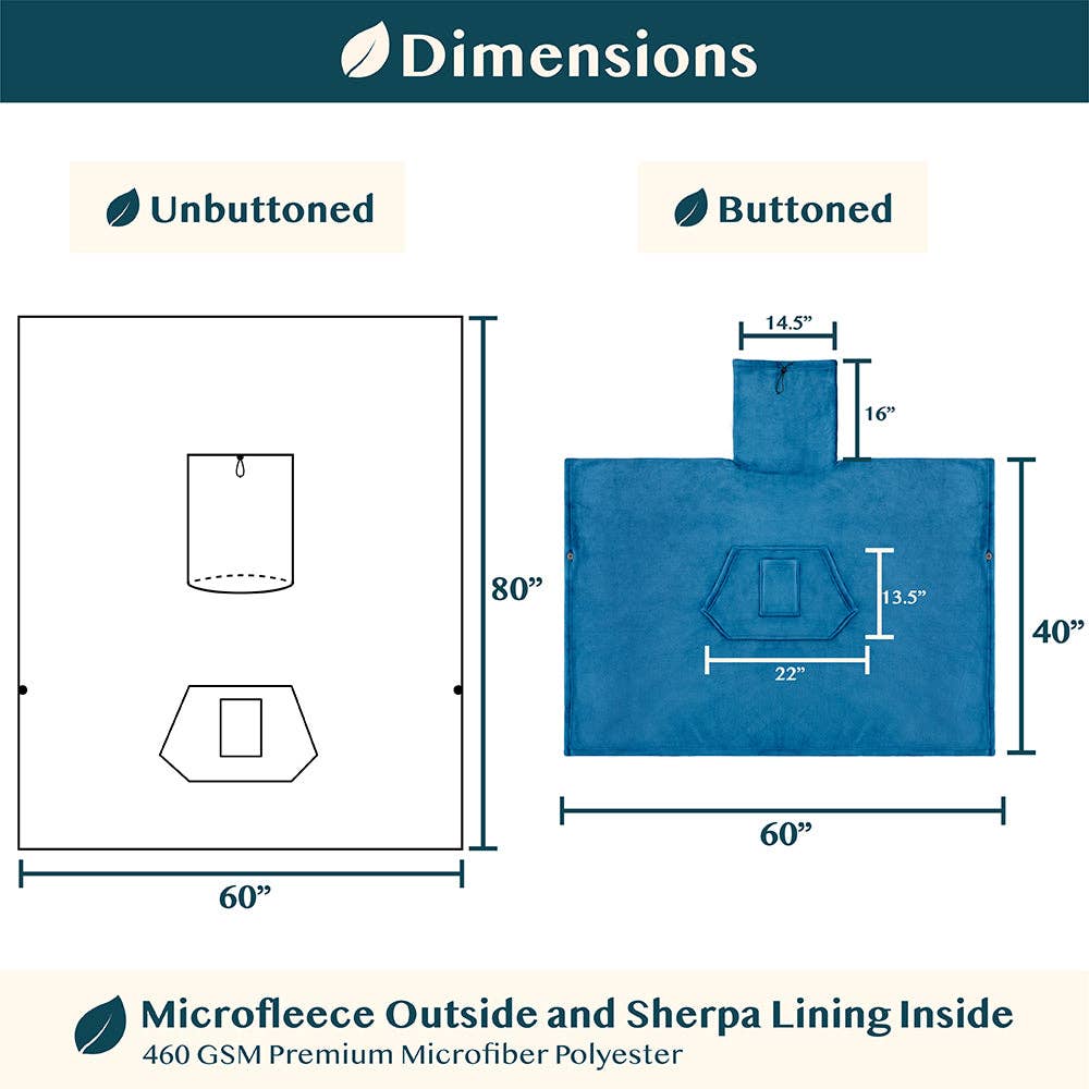 Pavilia - Wholesale Poncho - Women's - Neck Warmer Hooded Poncho Blanket15