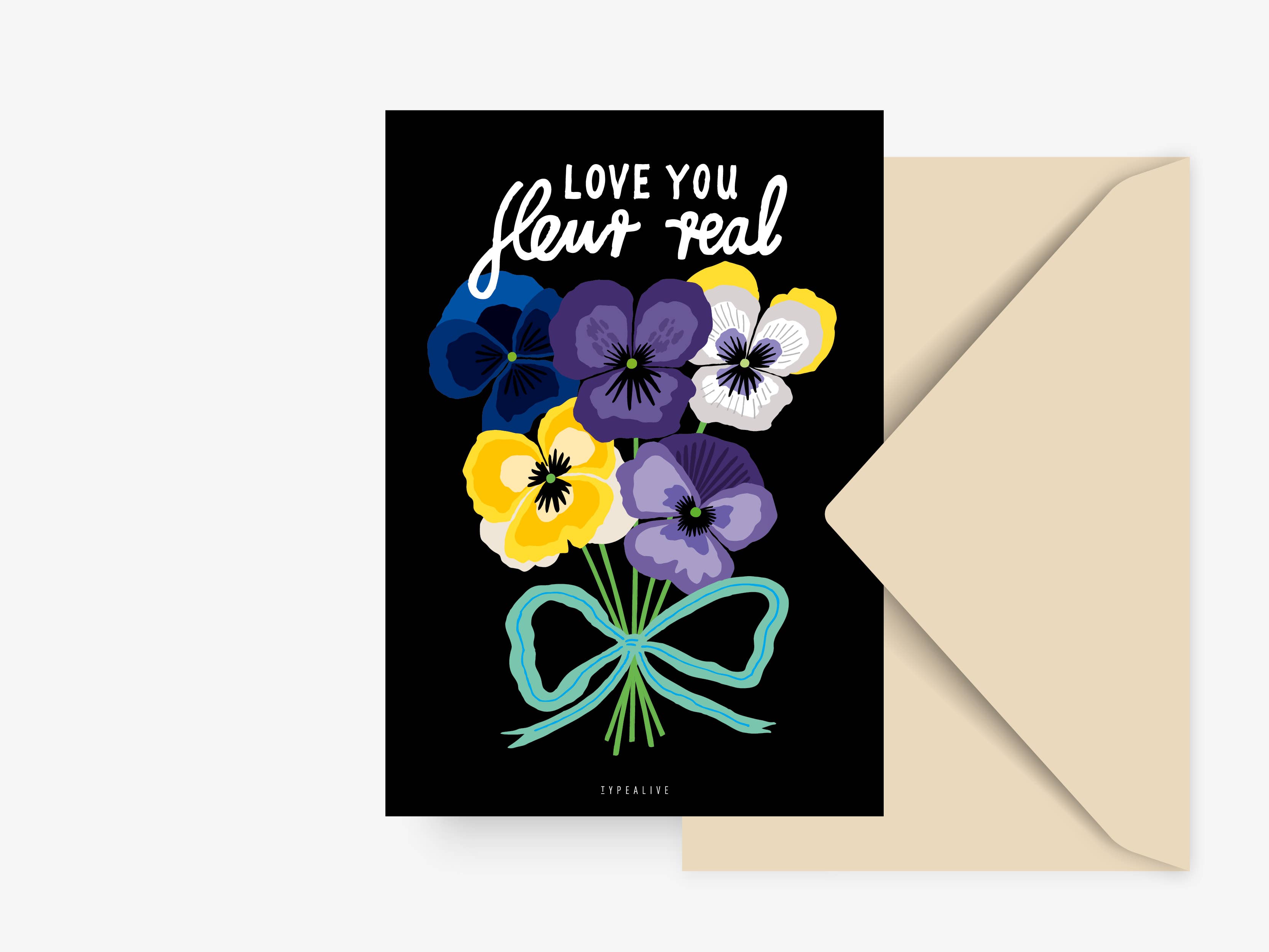 typealive - Wholesale Postcard - Postcard / Fleur Real0