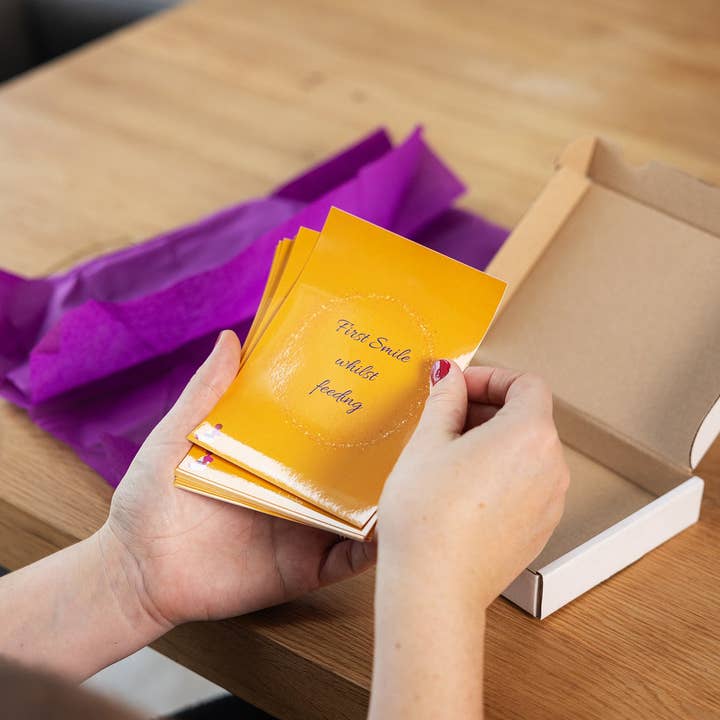 Mama's Boobie Box - Wholesale Milestone Art/Keepsake - Kids & Baby - Breastfeeding Milestone Cards by Mama's Boobie Box