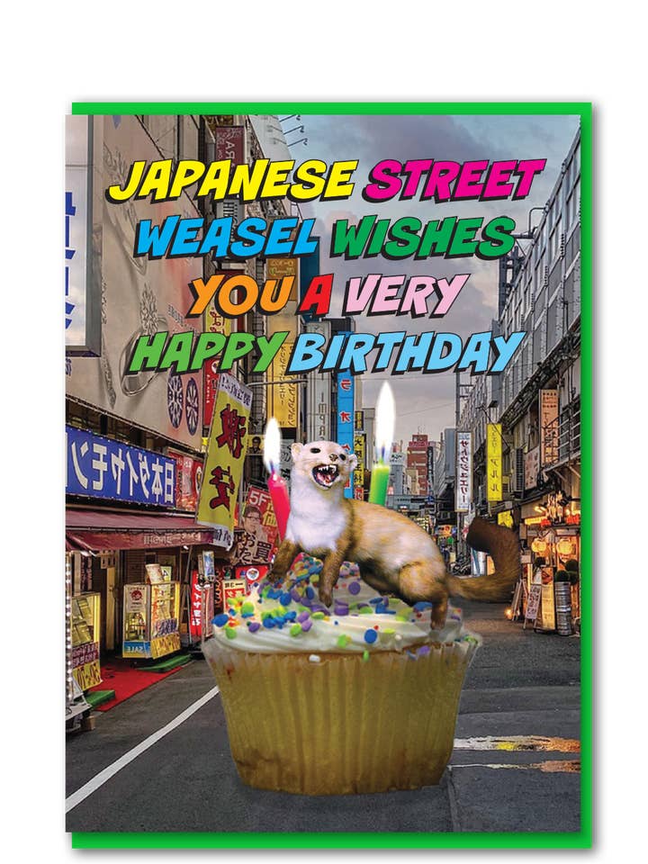 Japanese Street Weasel for wholesale by Objectables Publishing Limited