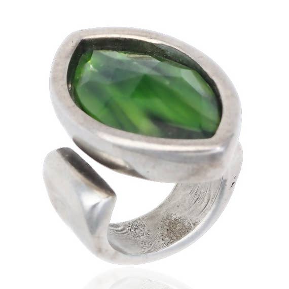 Stor Navette Ring for engroshandel hos Las Joyas de Amanda