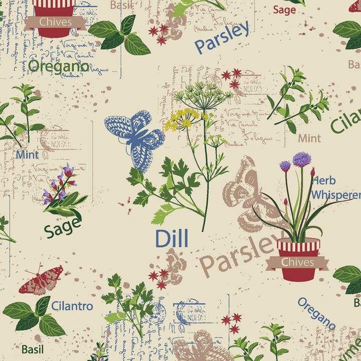 Two Lumps of Sugar - Wholesale Gift Bag Set/Pack - Garden Fresh Herbs Swag Bag Set of 5