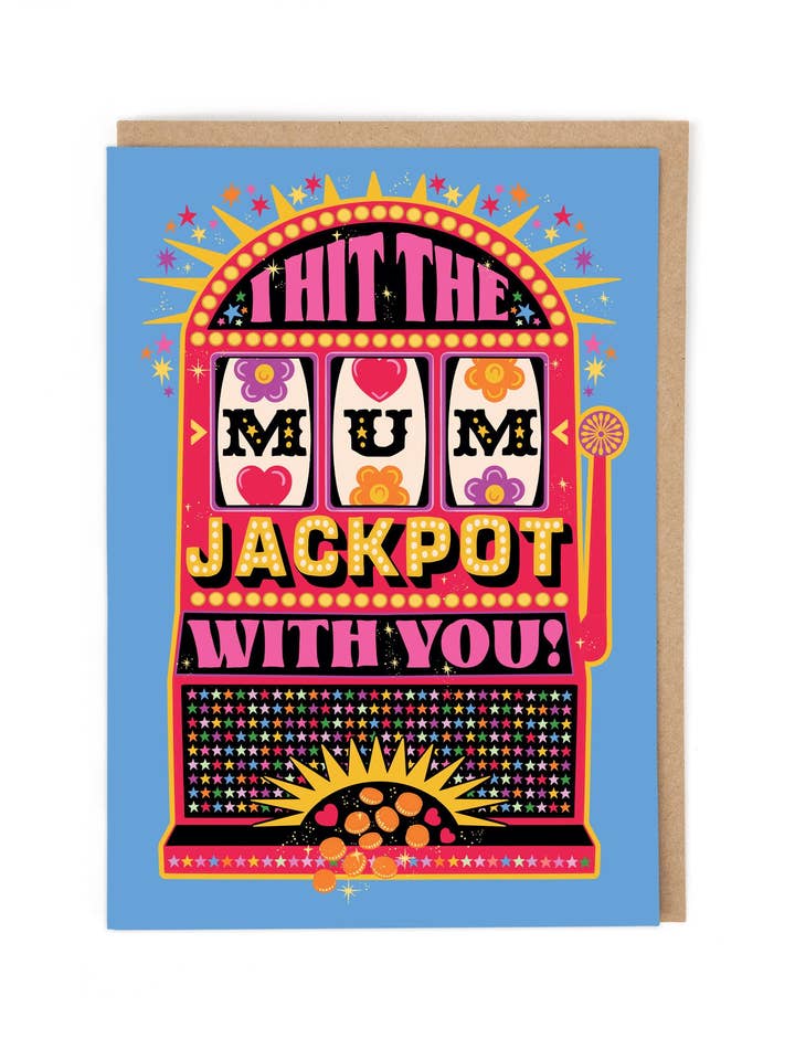 MUM JACKPOT for wholesale by Cath Tate Cards