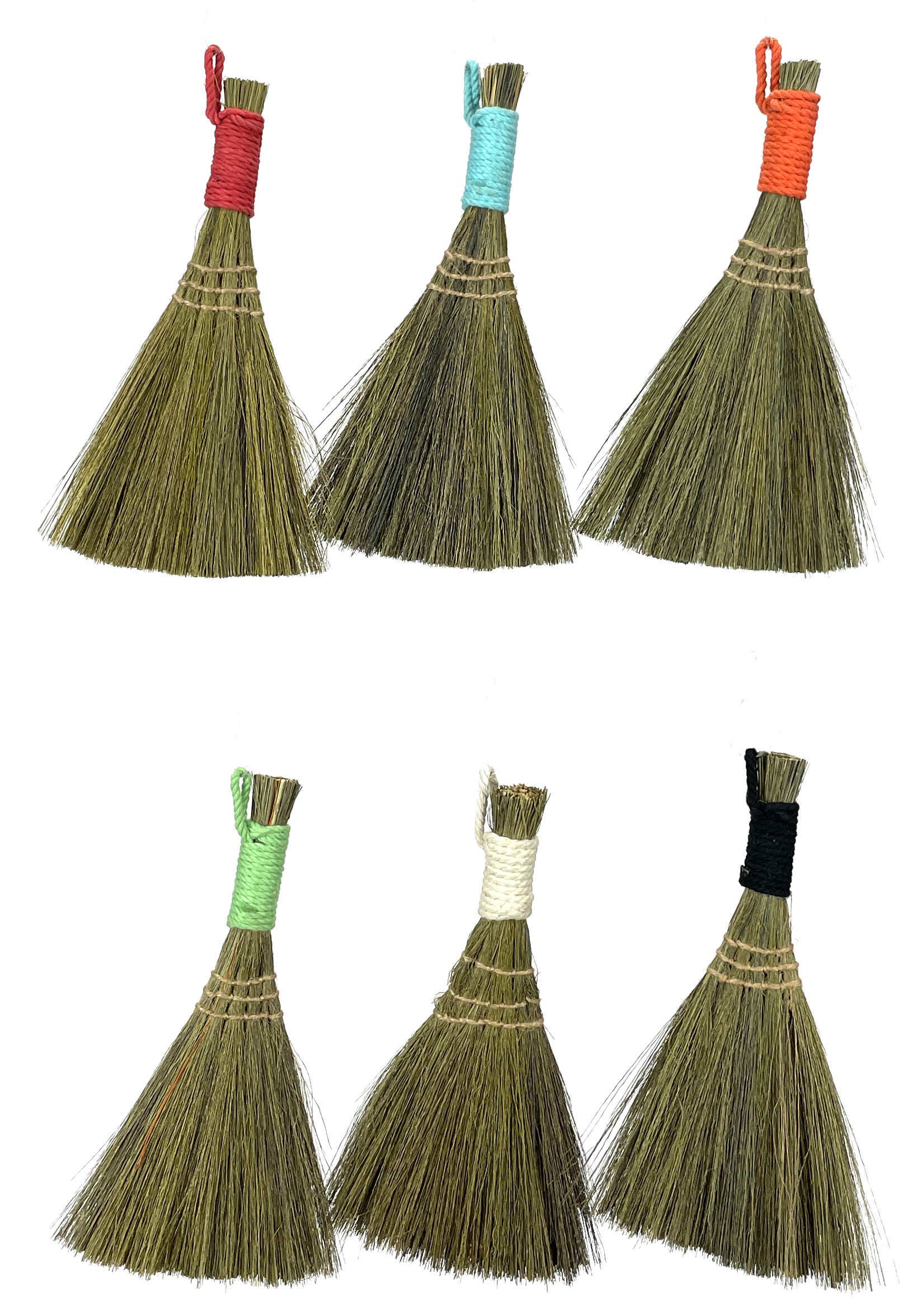 Jafsons International - Wholesale Broom - Tiger Grass Whisk Broom - Fan Shape Assorted0
