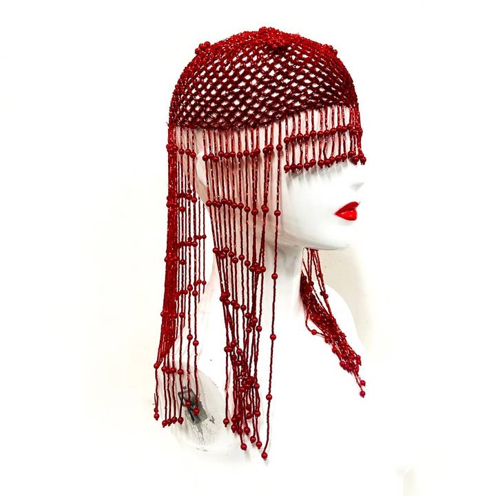 Coiffe à franges perlées (ST-JWL-MH-01) pour la vente par Shop Therapy