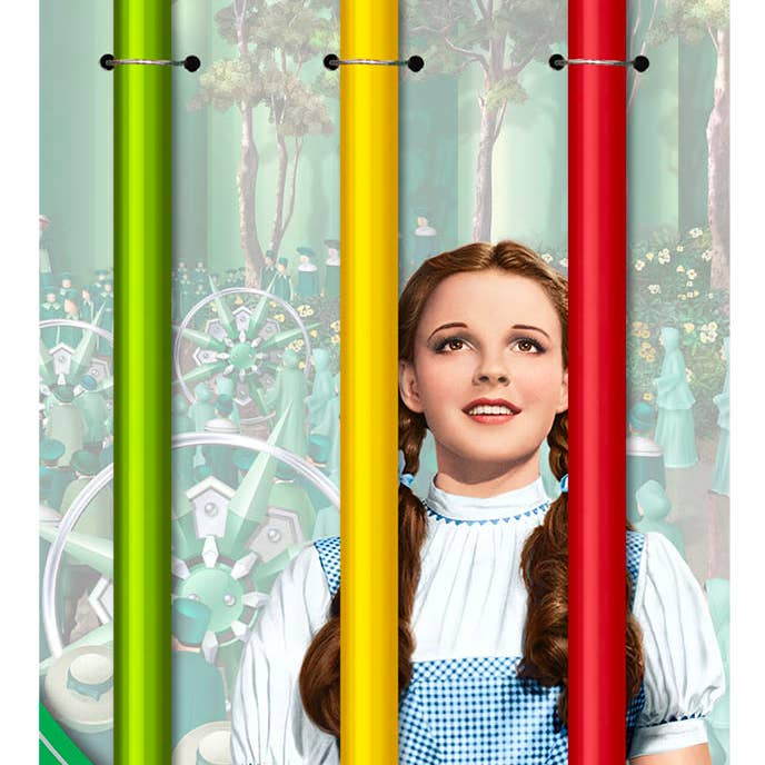 Wizard of Oz Straw Topper Set for wholesale by Spoontiques, Inc