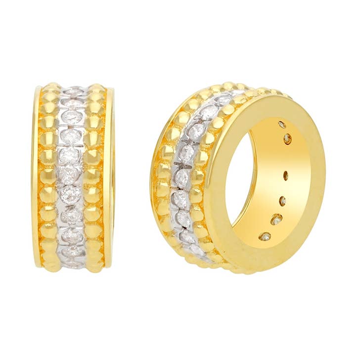 Ciondolo rotondo con diamanti 4,50 x 9,80 mm per la vendita all'ingrosso da parte di Jewels of Mewar