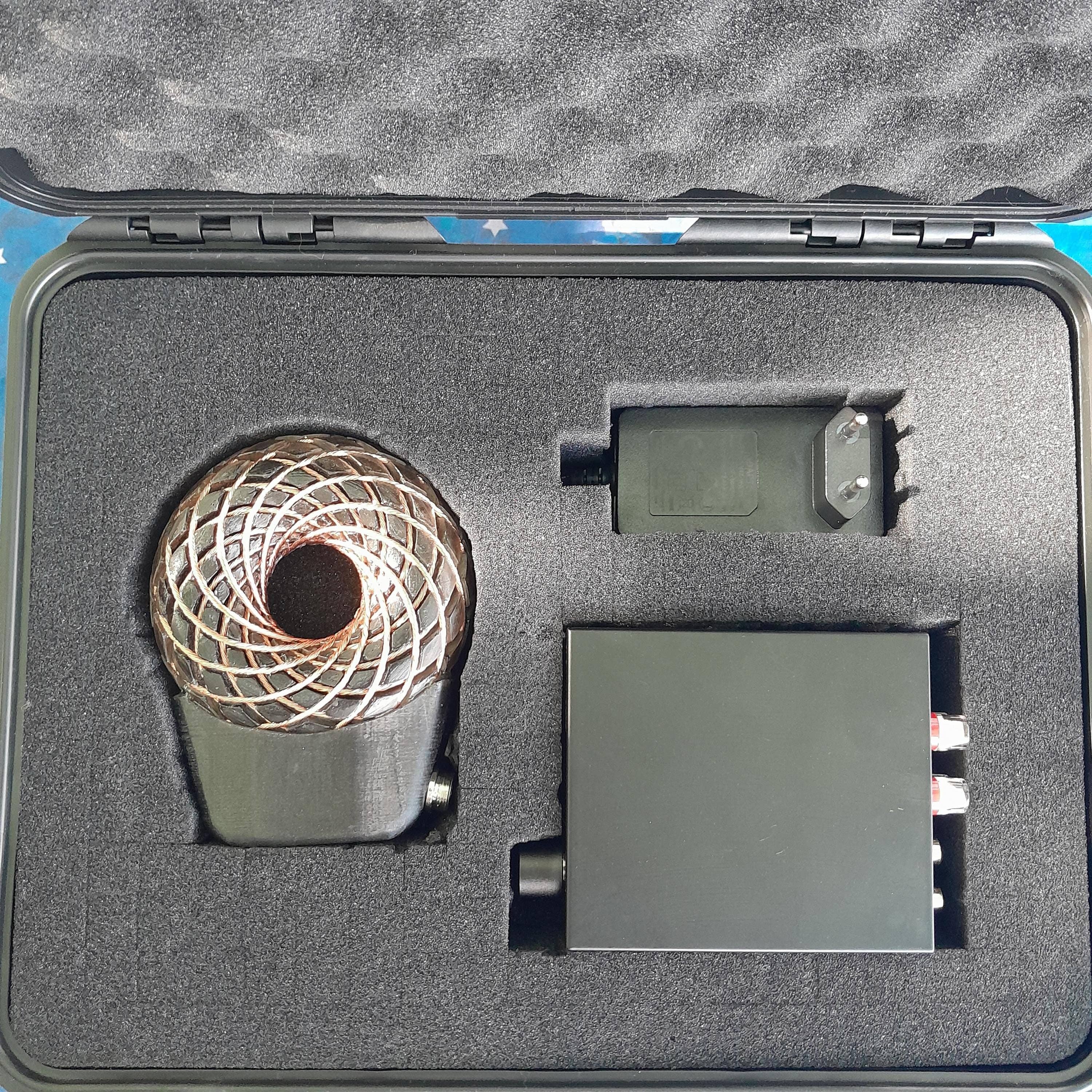 Mundo Orgon - Wholesale Meditation Supplies - Rodin Torus Coil 100mm | Portable Scalar Wave PEMF Device with Shungite, Case, and 60W Amplifier7