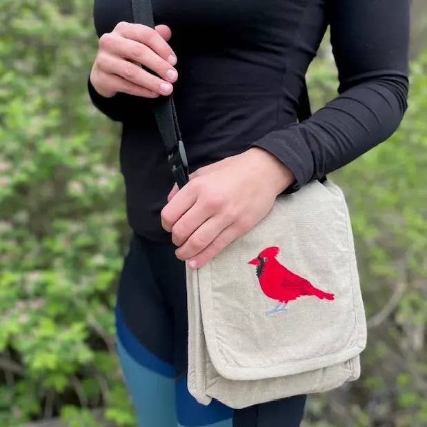 Women of the Cloud Forest - Wholesale Crossbody Bag - Unisex - Cardinal Field Bag6