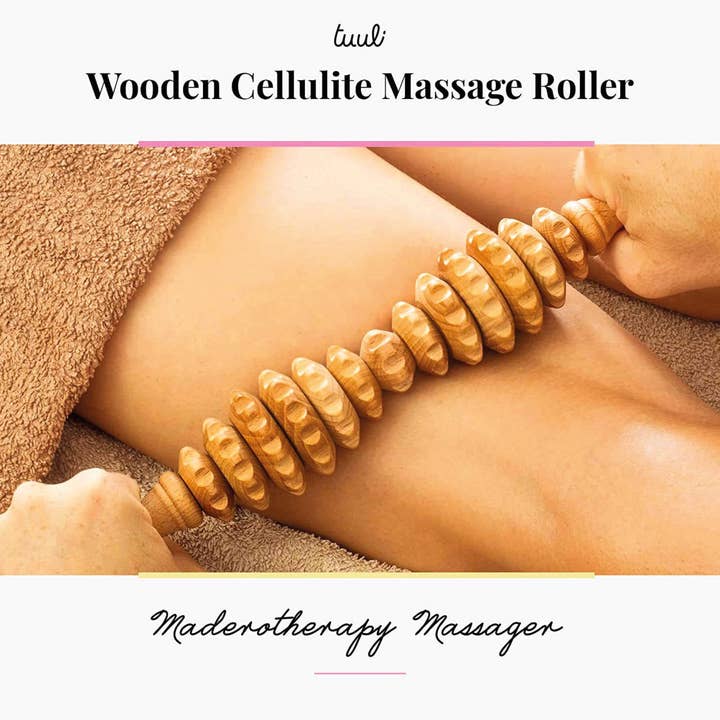 Tuuli GmbH - Wholesale Body Massager - Wooden Cellulite Massage Roller Tool Brush Massager Leg Body3