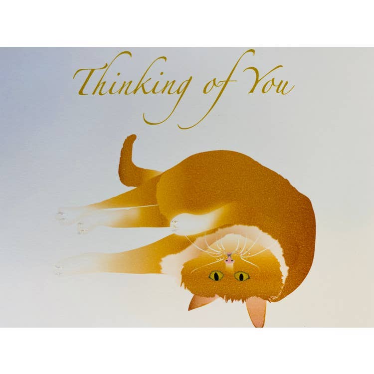 Studio Daedre - Wholesale Everyday Greeting Card - Laying Cat - Loose Card0