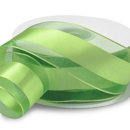 Nashville Wraps - Wholesale Ribbon - Gift Wrapping - Wired Satin Stripe Sheer Ribbon4