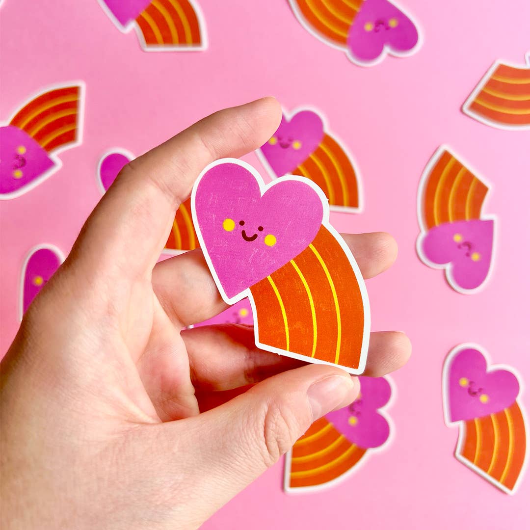 Marylou Chalon - Venta al por mayor Pegatina - Bonito adhesivo con forma de corazón