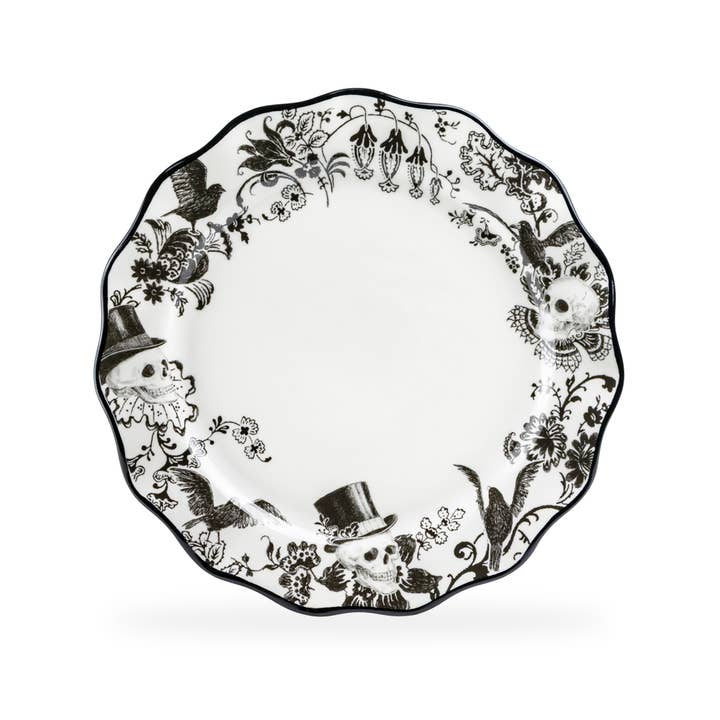 Grace Teaware - Wholesale Dinner Plate - Halloween Midnight Gothic Dinner 11" Plate1