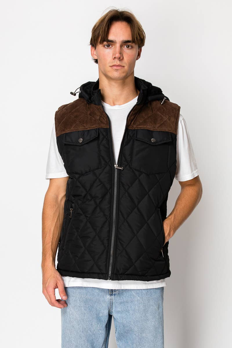 3 COULEURS DANS UN PACK Gilet homme doublé sherpa V4270 en vente sur Faire10