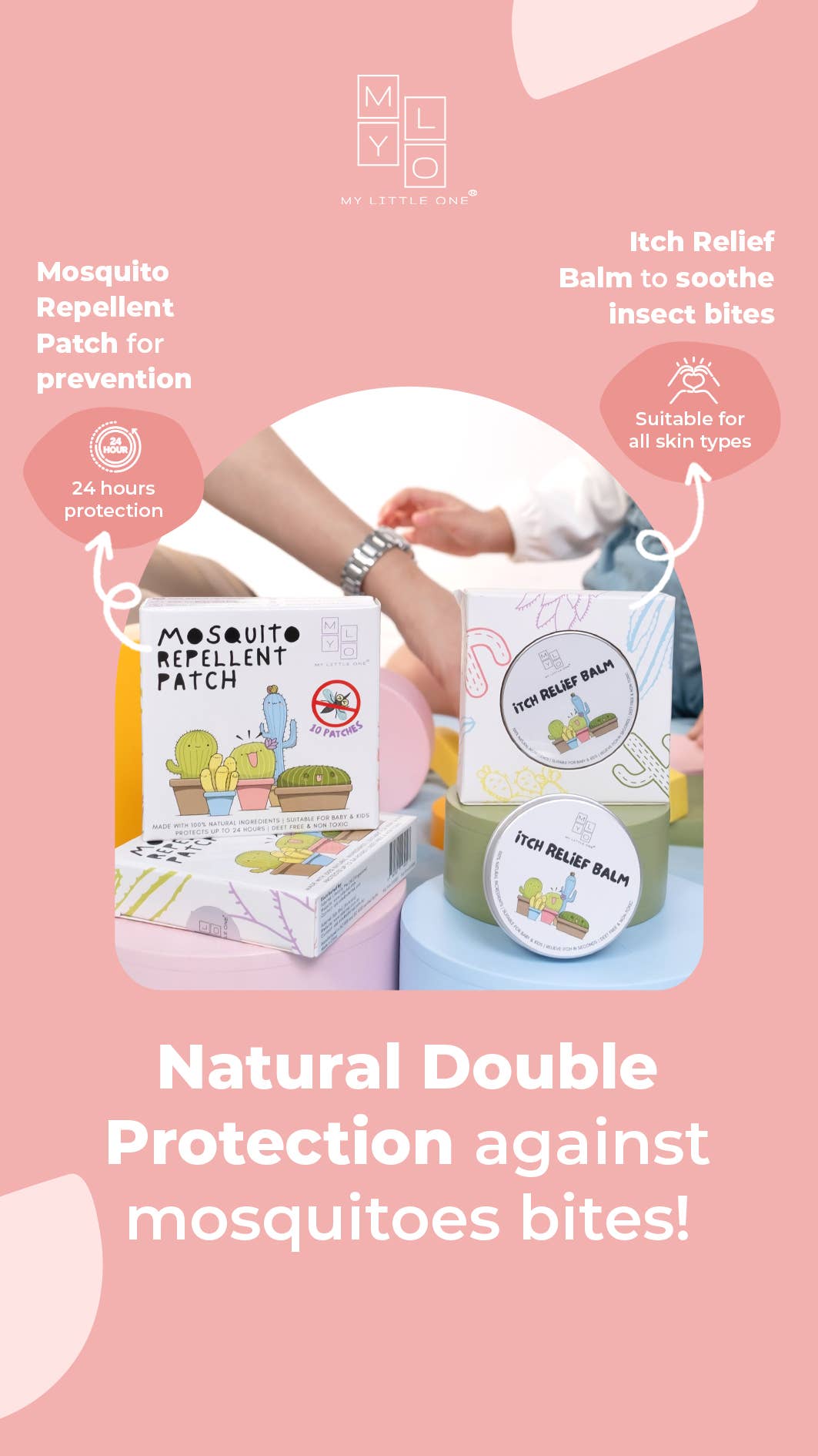 MyLO My Little One - Vente Insectifuges - MyLO Patch anti-moustiques (10 patchs / boîte)4