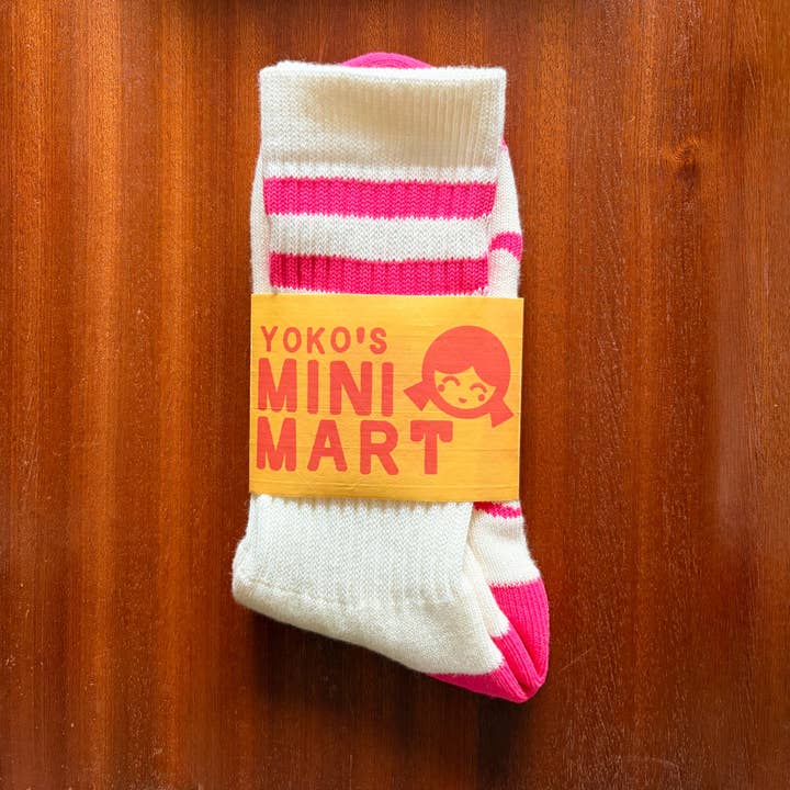 Team Socks Pink for wholesale by Yoko's Mini Mart