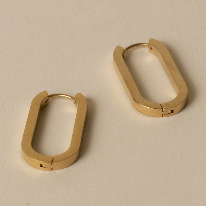 Hunter & Hare – wholesale Hoop-örhängen – Olivia Ovala Spännesringar0