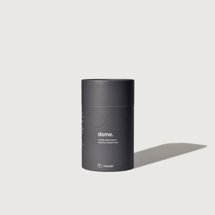maude - Wholesale Sex Toy - Dome, charcoal - multi-textured sleeve