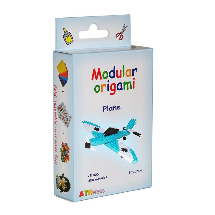 ATHobby Do It Yourself - Wholesale DIY Craft Kit - DIY Craft Kit – 3D Modular Origami Set | Blue Plane3