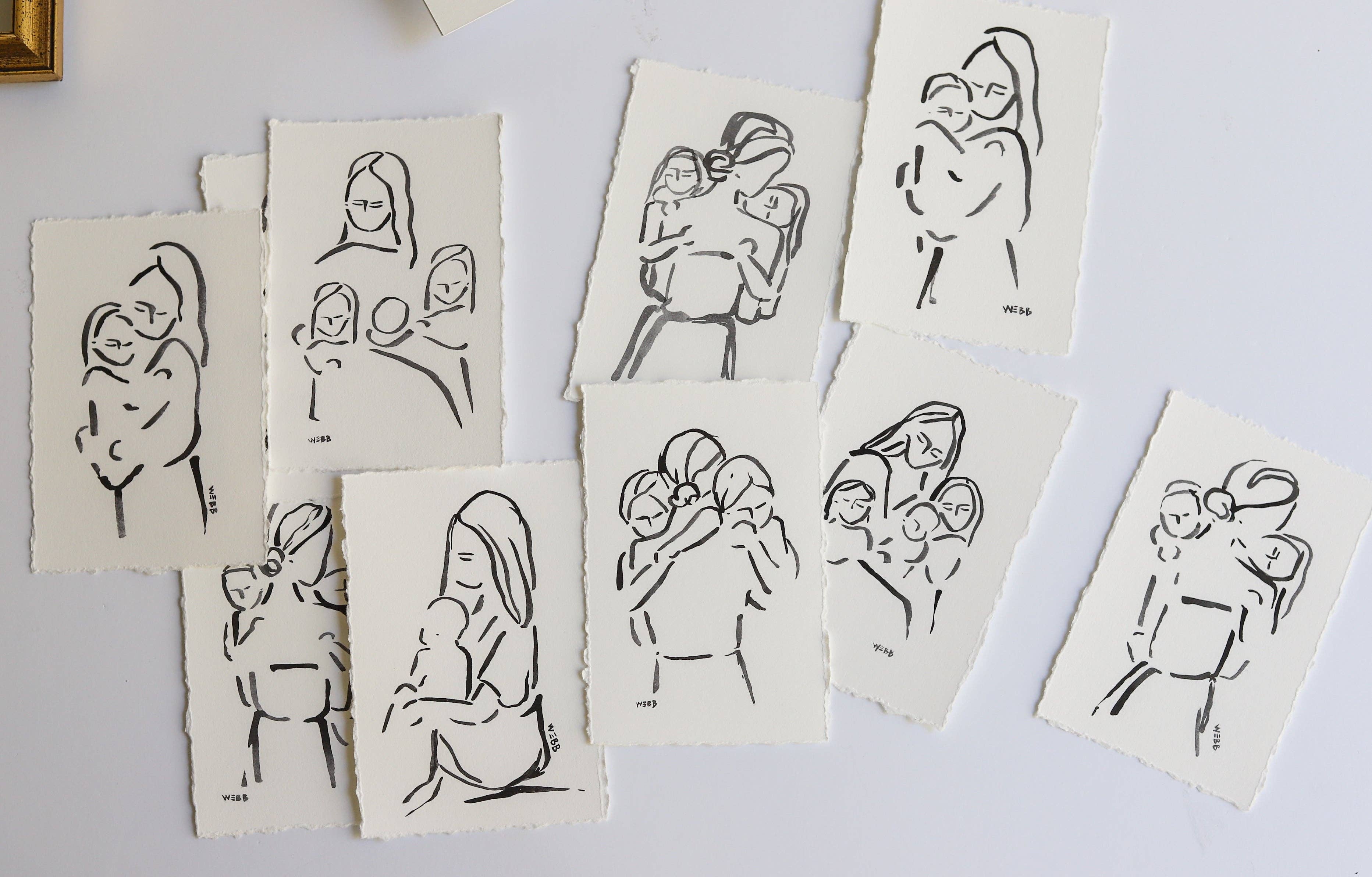 Rebekah Webb Studio - Wholesale Art Print - Hold You Print No. 61