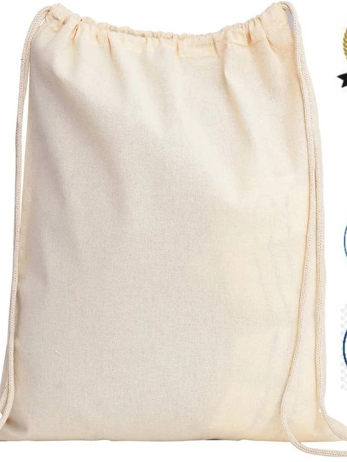 Canvas-drawstringryggsäck - 8 oz tyg & ISO-certifierad för wholesale av Alo Organic International
