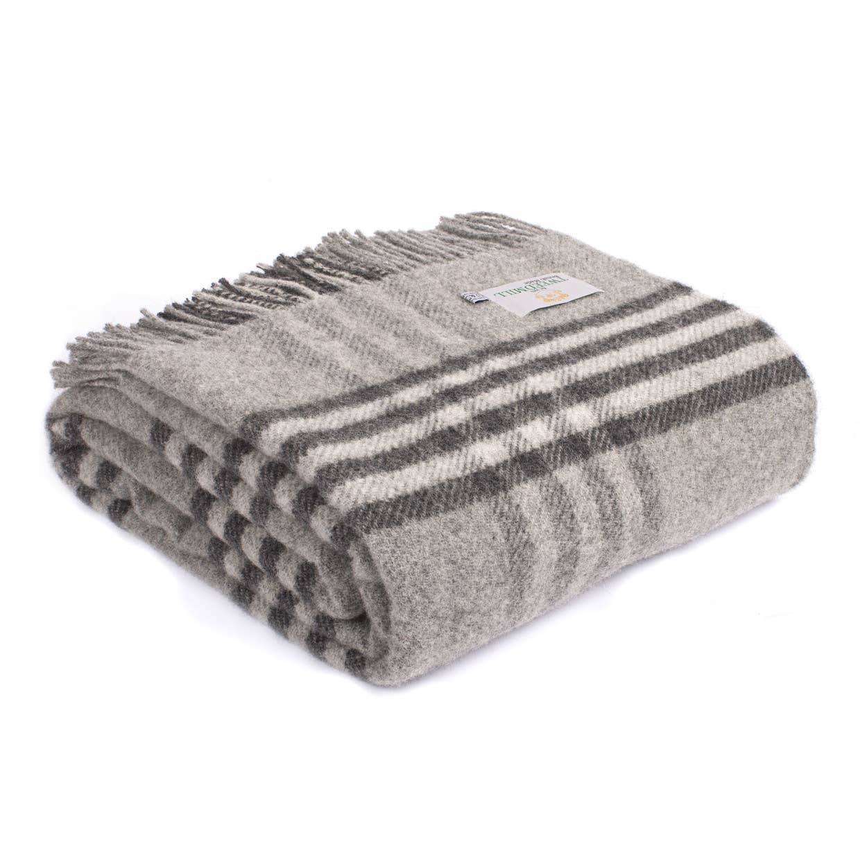 Tweedmill Textiles - Wholesale Throw Blanket - Hex Check Extra Large Pure New Wool Throw 1