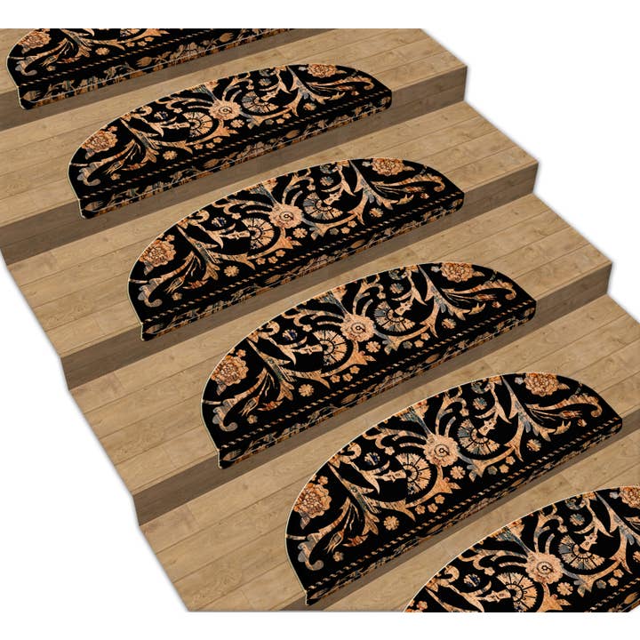 Vitaus 16 Trappe Tæppe Sæt Golden Hour 3268 for engroshandel hos Vitaus