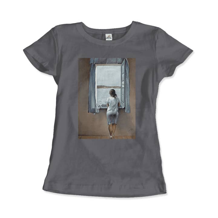 Art-O-Rama Shop - Wholesale T-Shirt (Graphic) - Unisex - Salvador Dali Young Woman at a Window Artwork T-Shirt11