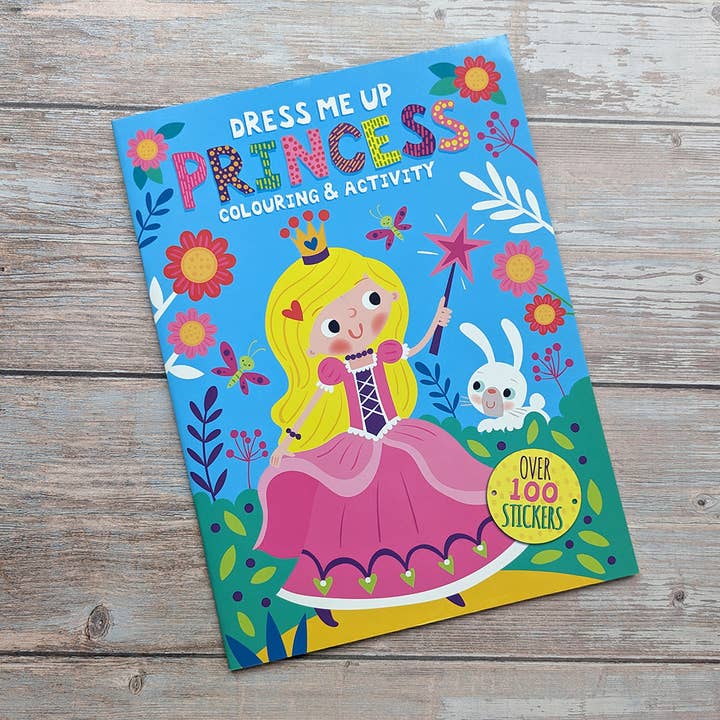 Robert Frederick Ltd - Wholesale Coloring Book - Kids & Baby - Dress Me Up Colouring & Activity Book - Princess