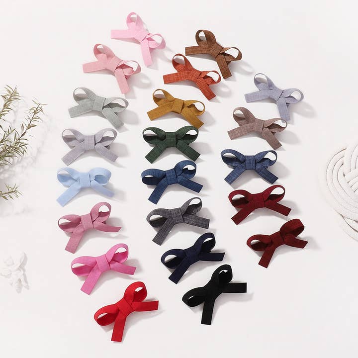 ACCITY - Wholesale Hair Clip - Kids - Handmade Fabric Bow Full-Cover Hair Clip for Kids_CWAHA671121
