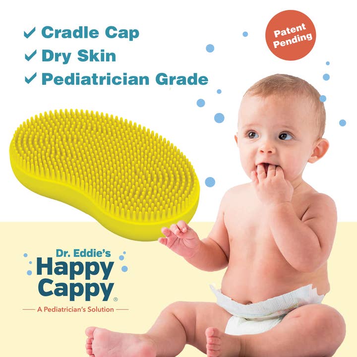 Happy Cappy - Wholesale Baby Bath Set - Kids & Baby - Happy Cappy Cradle Cap Shampoo & Body Wash + Silicone Brush6