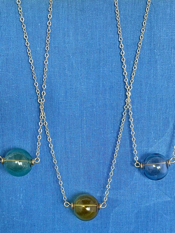 Belle of the glass ball for wholesale by Luscious Jewelry