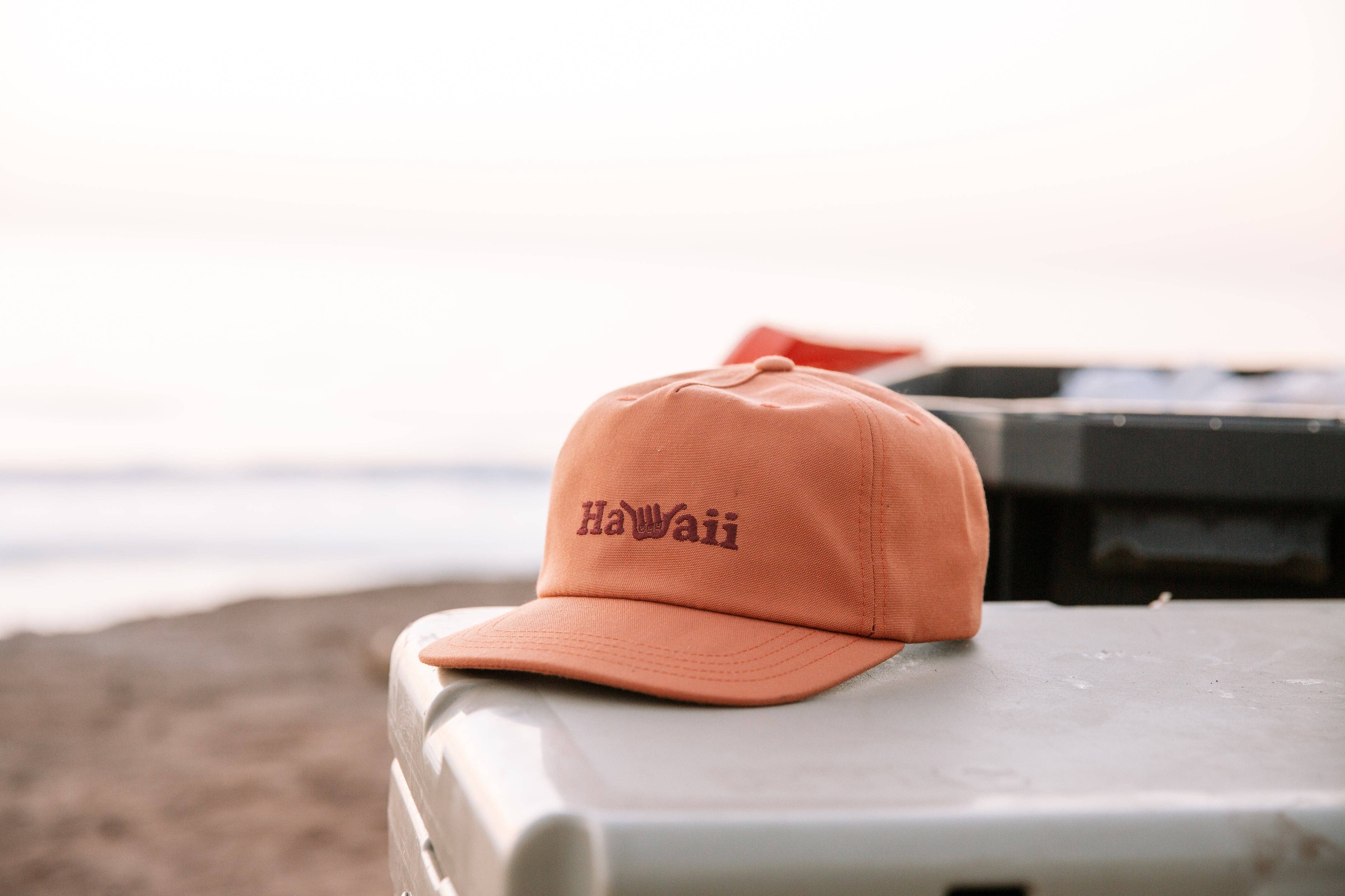 Hang Loose - Venta al por mayor Gorra de béisbol - Unisex - Gorra de poliéster hawaiana, color mandarina3