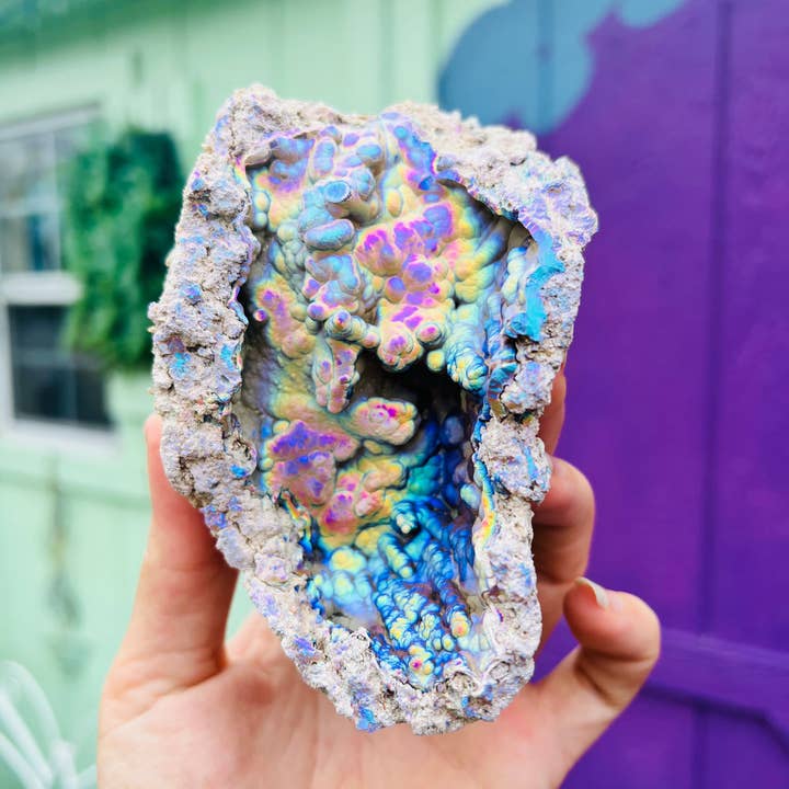Aurafy - Wholesale Spiritual Stone/Crystal - Moonbeam Aura Fossilized C0ral no.2