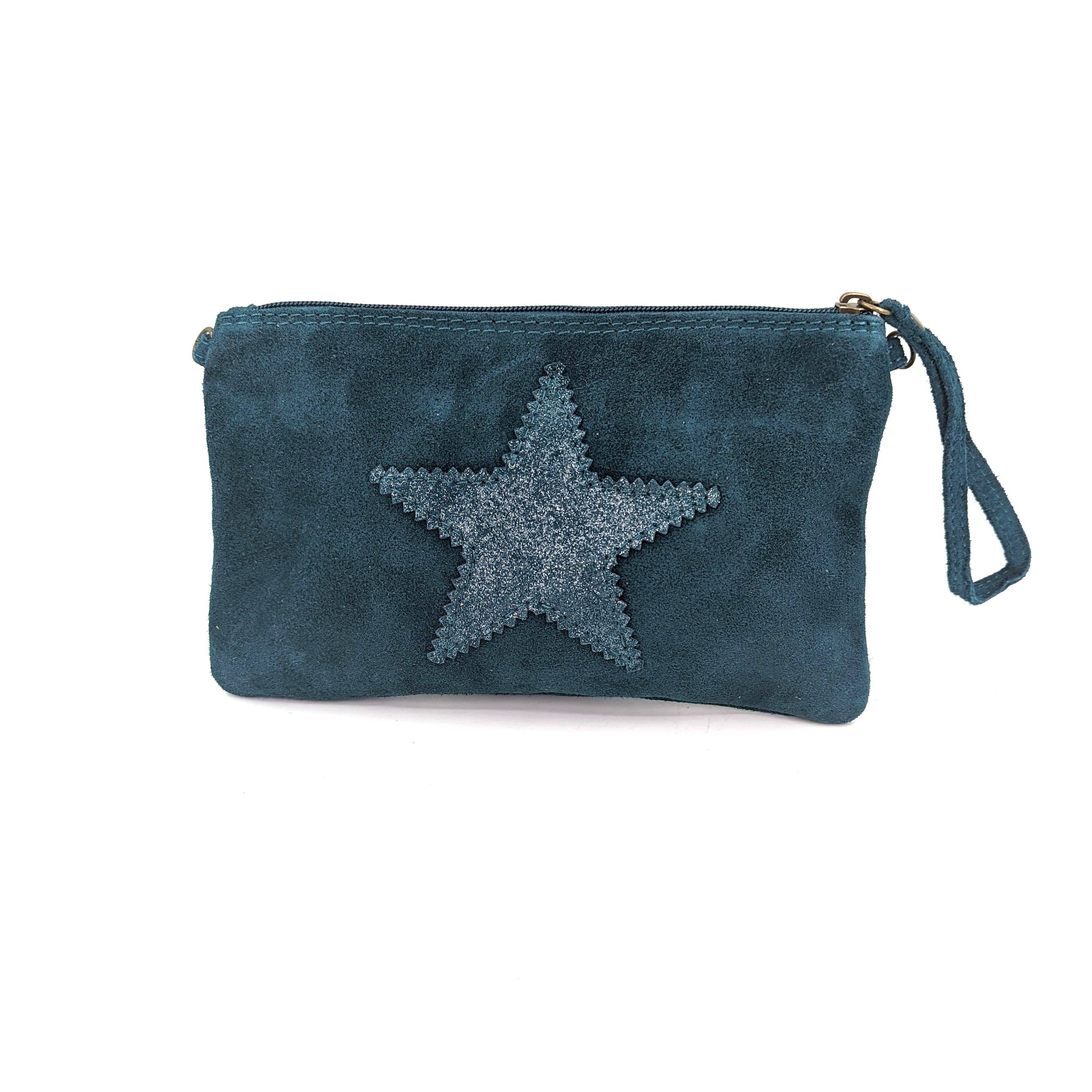 Tempest Designs – wholesale Crossbody bag – Women's – Suede star clutch bag1