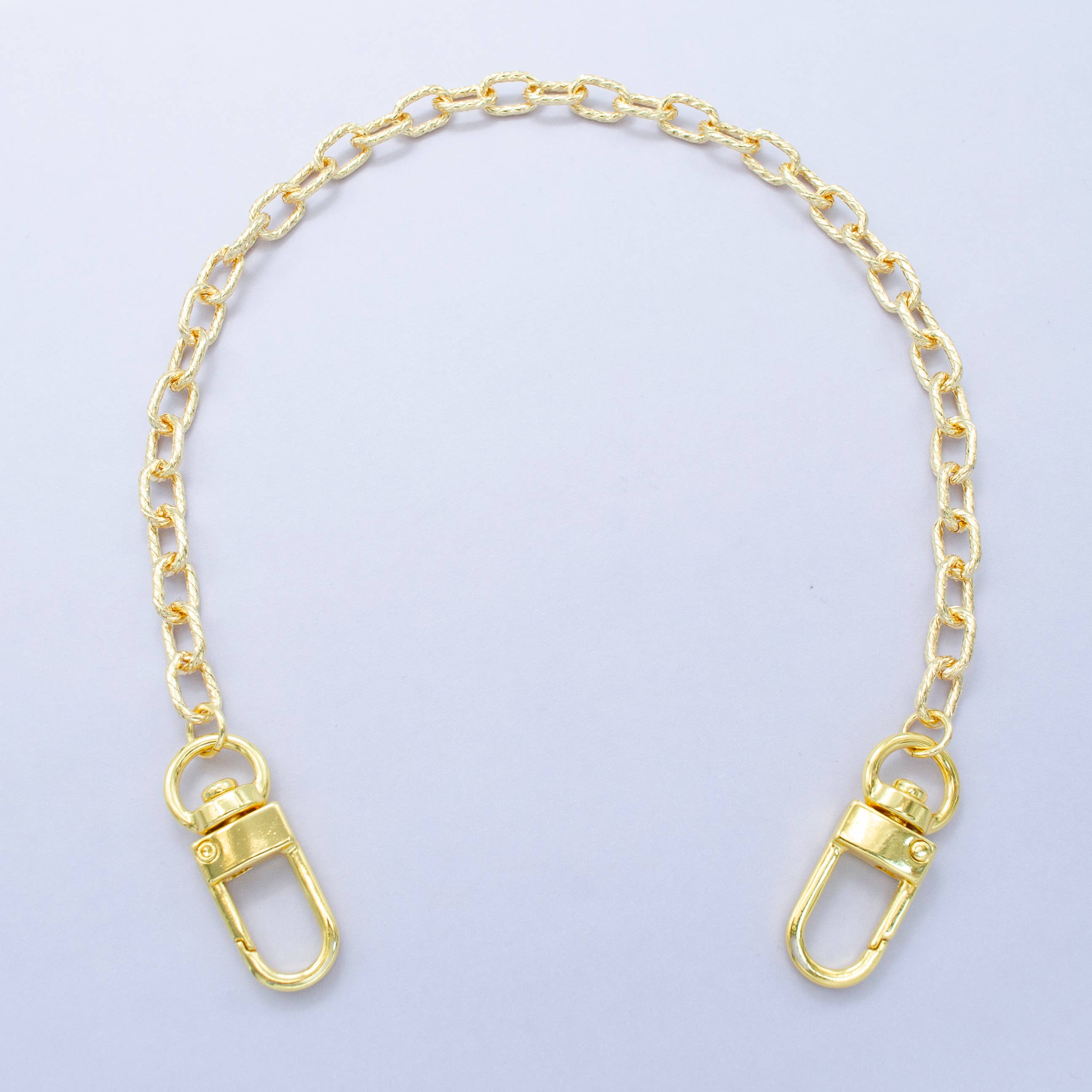 Aim Eternal - Vendita all'ingrosso Collane a catena e maglie - Catena Ovale Riempita in Oro Testurizzato per Charm Borsa Fai-da-Te0