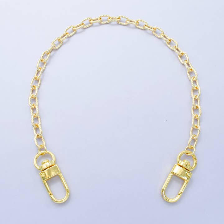 Aim Eternal - Vendita all'ingrosso Collane a catena e maglie - Catena Ovale Riempita in Oro Testurizzato per Charm Borsa Fai-da-Te