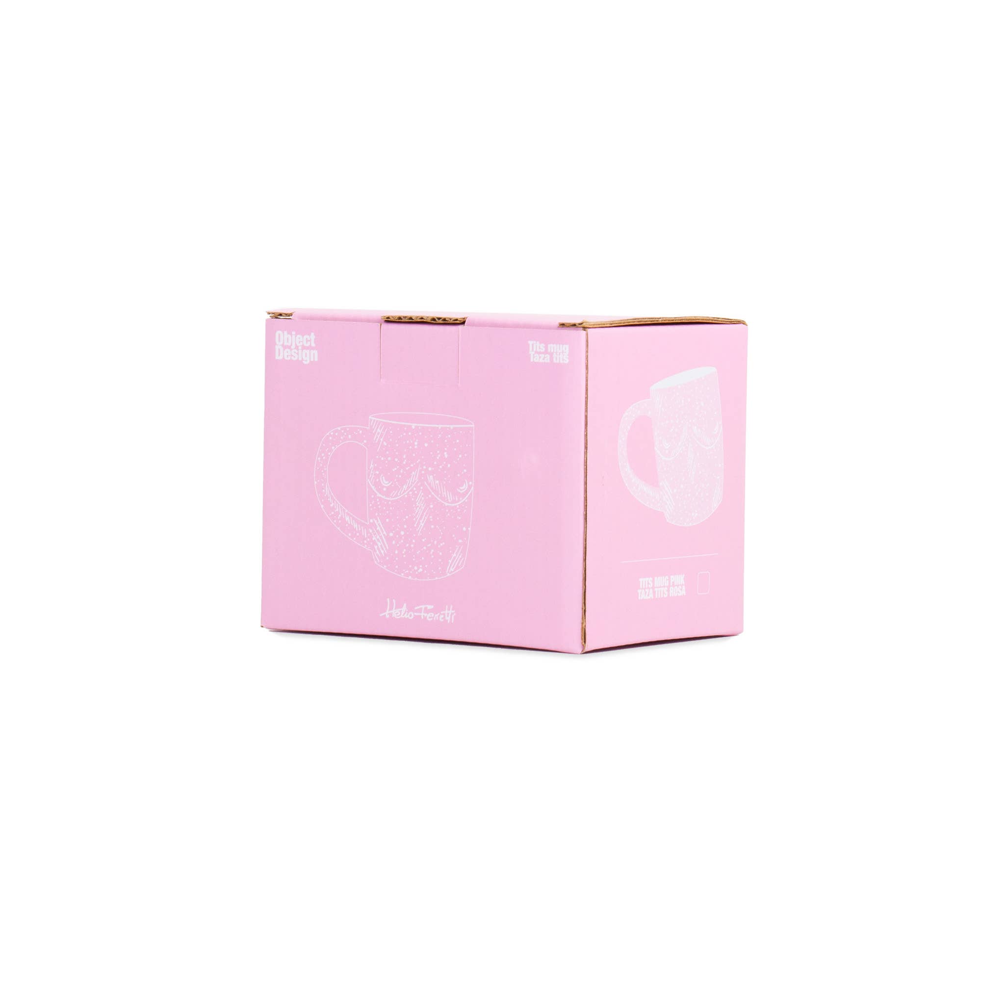 Helio Ferretti Co - Vente Tasse à café - MUG SEINS ESTHÉTIQUE ROSE HF1