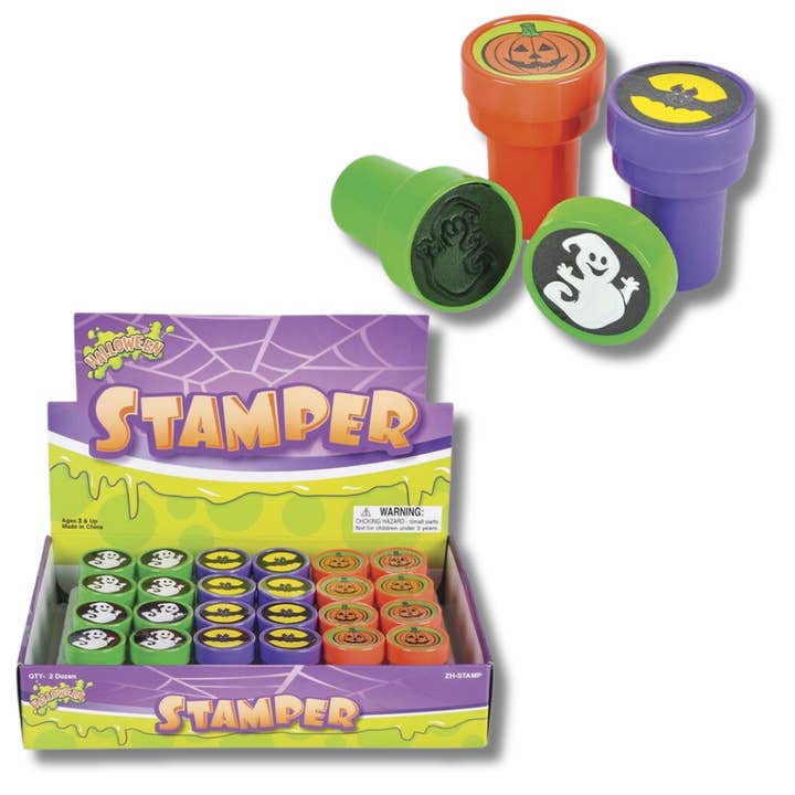 Halloween Stamper For Schooling Kids- Assorted for wholesale by JSBlueRidge Toys