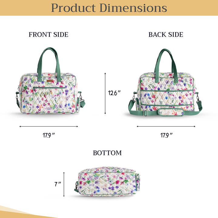 Maison d'Hermine - Design in Every Thread - Wholesale Weekender Bag - Unisex - Weekender Bag 100% Cotton Duffel for Travel - Chardon4