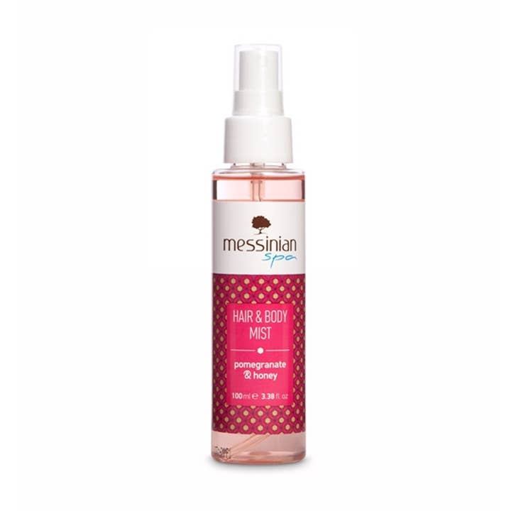 Pomegranate and Honey Body and Hair Spray Messinian Spa for wholesale by IngrossoBeauty by INCI Srl