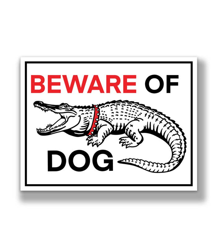 Freehand Goods - Wholesale Sticker - Beware of Dog Sticker0