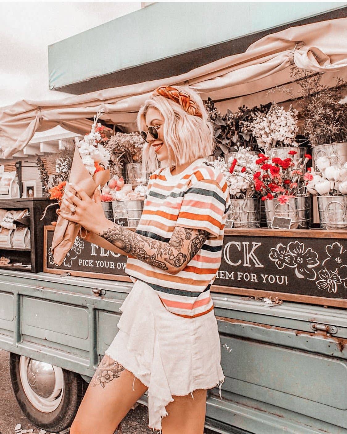 Iris Atelier - Wholesale Haarband - Dames - Gevlochten fluwelen hoofdband - grotere versie3