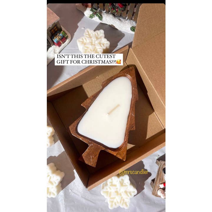 Woodware&Co - Wholesale Jar/Filled Candle - WHOLESALE Mini Christmas Tree Bowl5