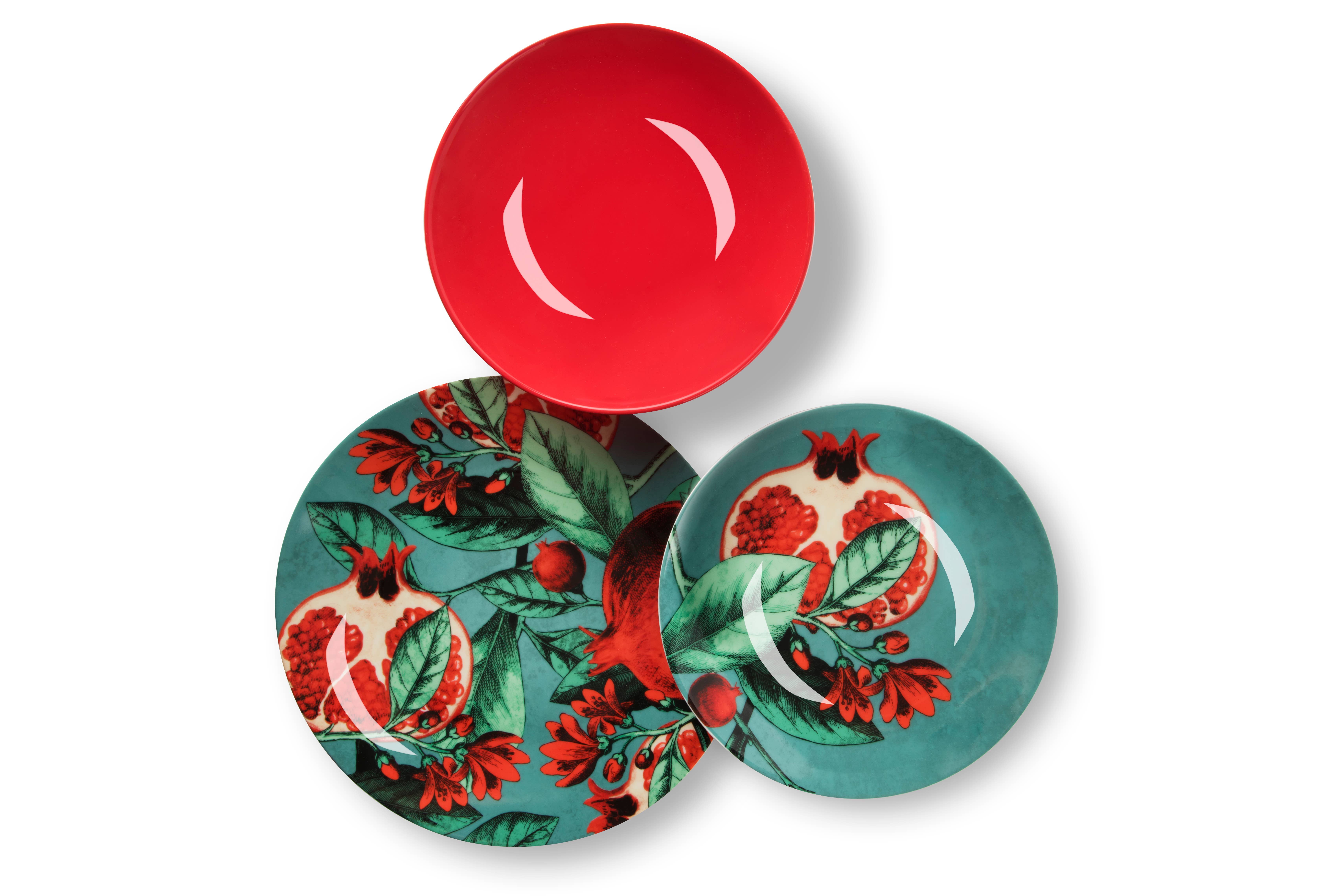 Multicolore Servizio Piatti 18 Granada in vendita all'ingrosso su Faire1